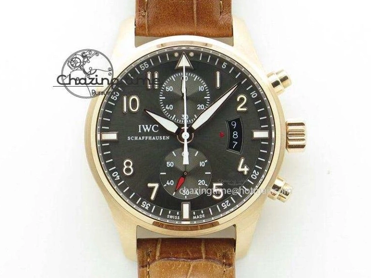MIROTIME 0502 Portuguese Chrono IW3716 Z+F 1:1 Best Edition White Dial on Gray Rubber Strap A WrinkleFree 7014